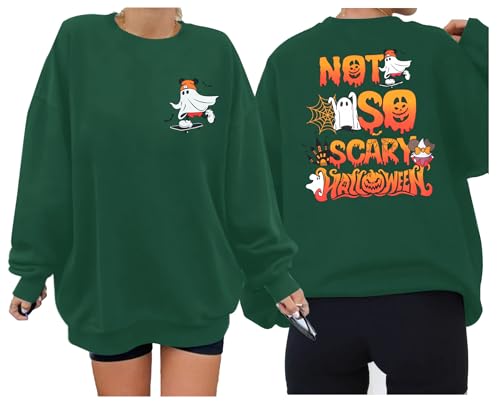 ASTANFY Halloween Sweatshirts for Women in My Spooky Era sweater Teacher shirts book Graphic Sweatshirt Long Sleeve Pullover