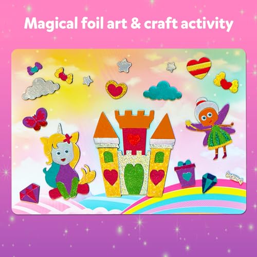 Skillmatics Art & Craft Activity - Foil Fun Holiday Magic, No Mess Art for Kids, Christmas Craft Kits & Supplies, DIY Creative Activity, Gifts for Boys & Girls Ages 4, 5, 6, 7, 8, 9