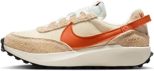 Nike Waffle Debut Vintage (DX2931-100,Muslin/Campfire Orange-Coconut Milk) Size 9