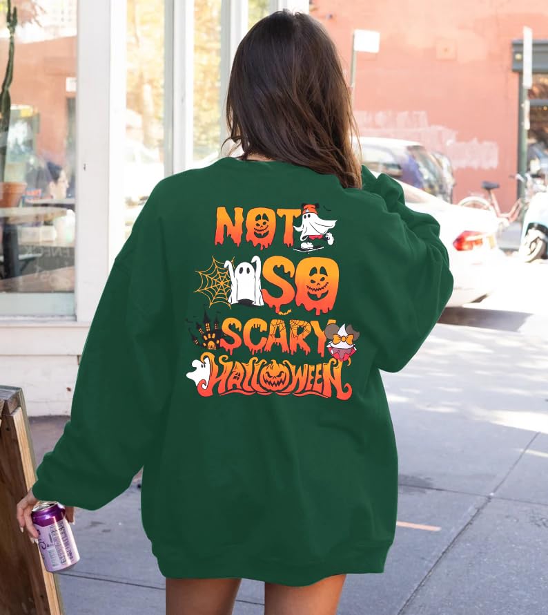 ASTANFY Halloween Sweatshirts for Women in My Spooky Era sweater Teacher shirts book Graphic Sweatshirt Long Sleeve Pullover