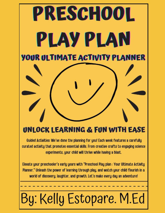 Preschool Play Plan: Your Ultimate Pre K Activity Planner