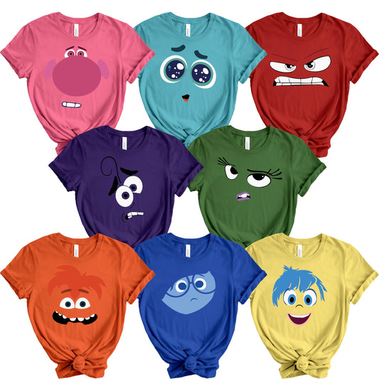 Custom Emotional Shirts, Funny Characters Costumes For Adults (Design Set-1)