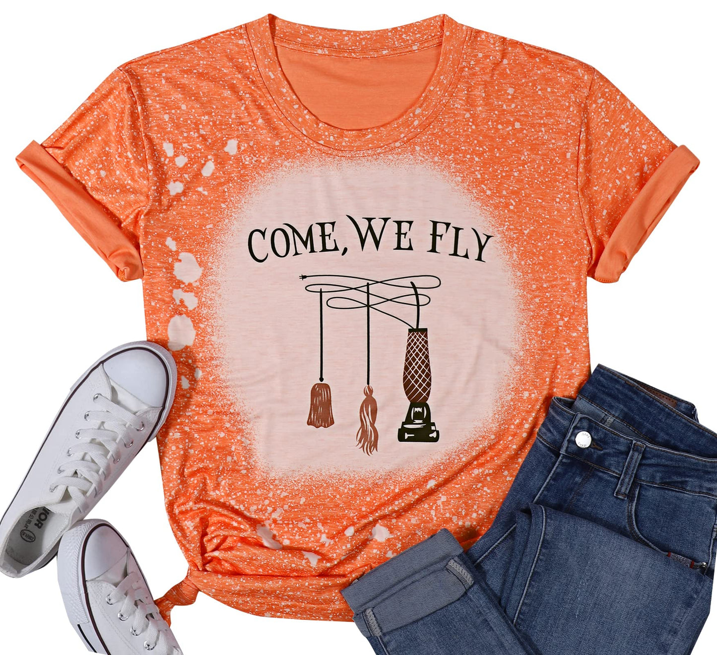 Teacher Halloween Shirt Spooky Tshirt: Teaching My Boos Tee - Womens Cute Ghost T Shirt Casual Short Sleeve Fall Tops