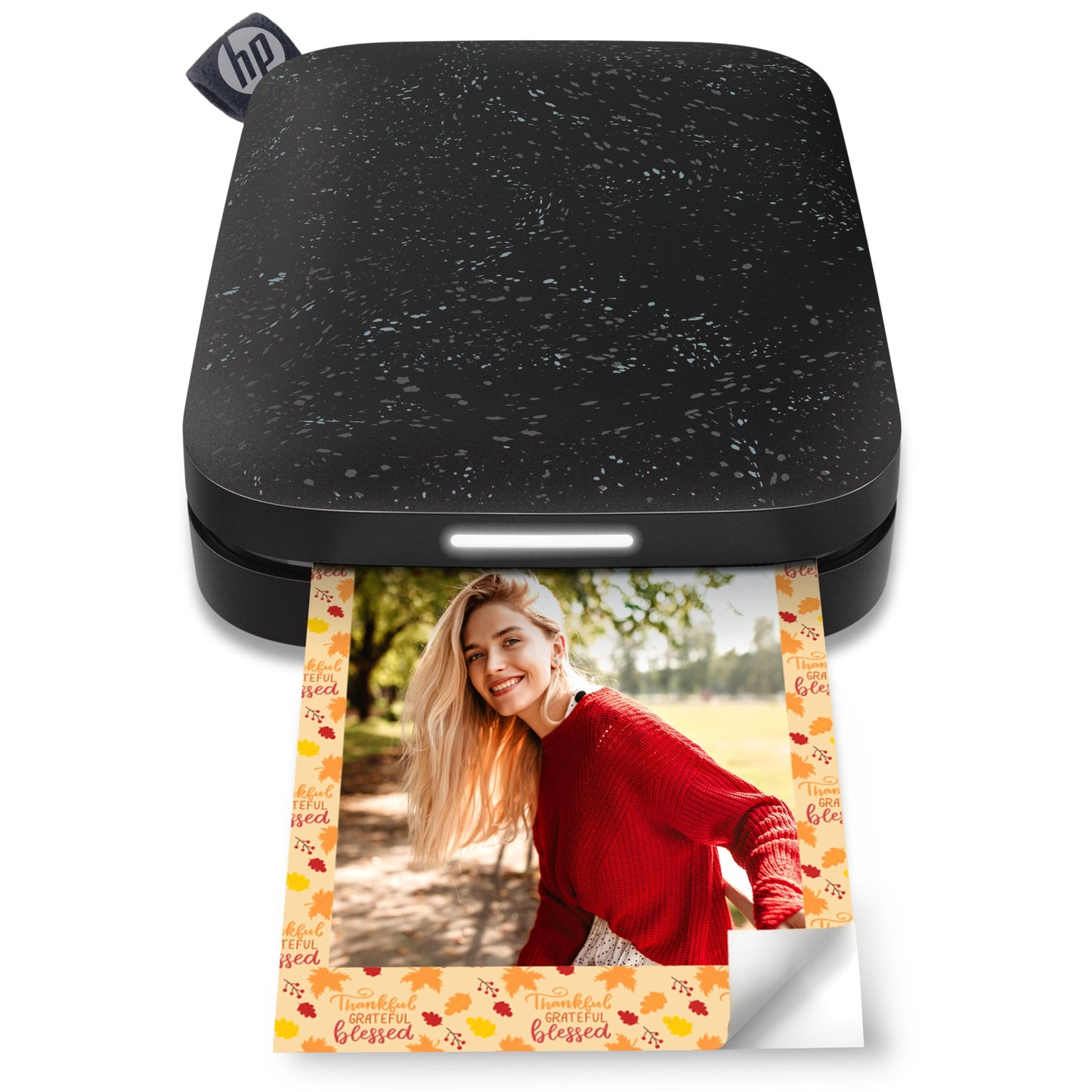 HP Sprocket Select Portable 2.3x3.4" Instant Photo Printer (Eclipse) Print Pictures on Zink Sticky-Backed Paper from your iOS & Android Device.,White